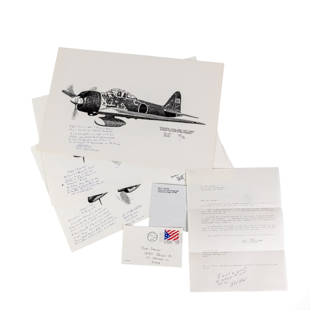 Signed Aces, MOH Notables #42 Rex Barber (1 of 11)