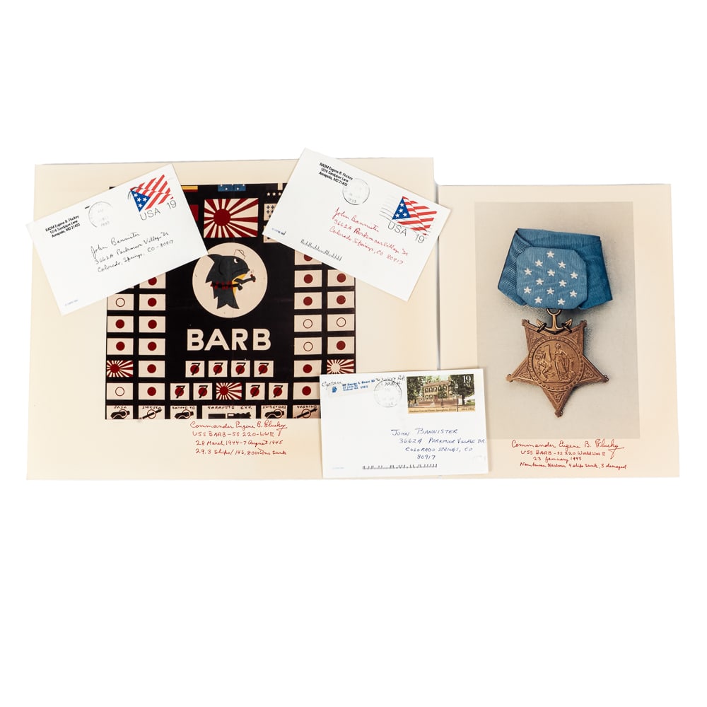 USS Barb Cmdr Eugene Fluckey MOH Documents (1 of 7)