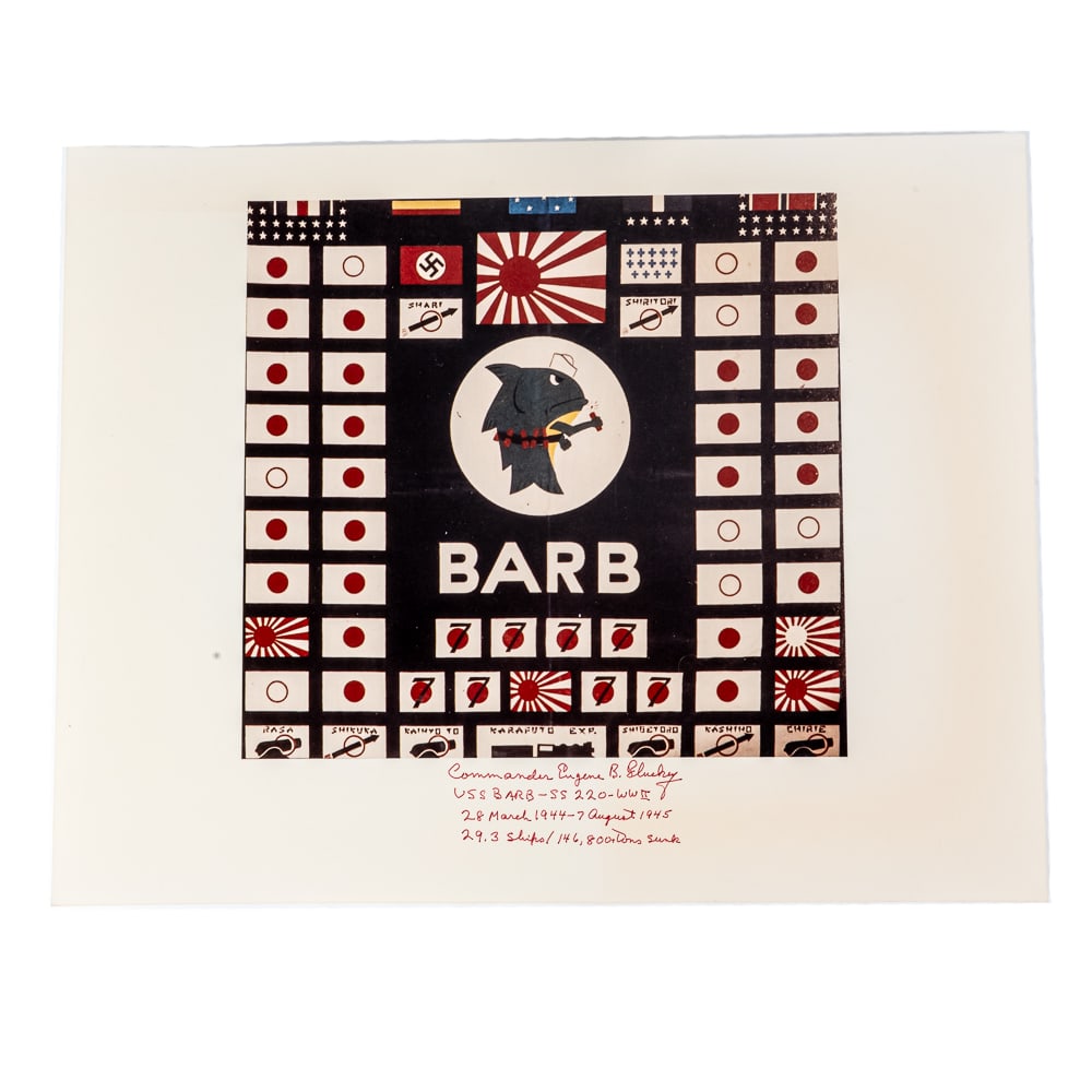 USS Barb Cmdr Eugene Fluckey MOH Documents - 2