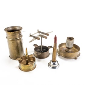 WWII Era Trench Art Lot