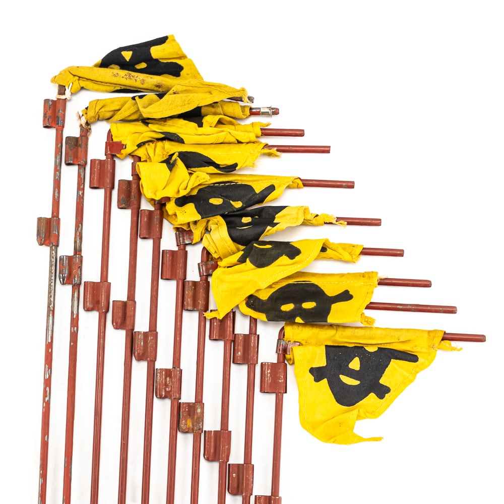 WWII German Mine Marking Flag Set - 2