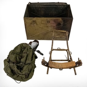 WWII German Gear: Rucksack, Frame, Chest