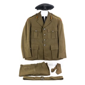 Named WWII Polish Armour Div Officers Uniform