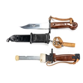 Polish AKM Type Training and Combat Bayo/Scabbard