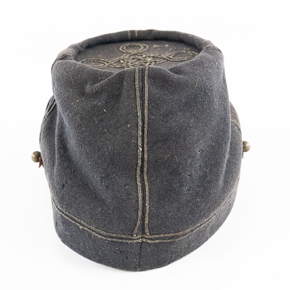 Great Civil War Confederate Captain's Kepi Cap - 5