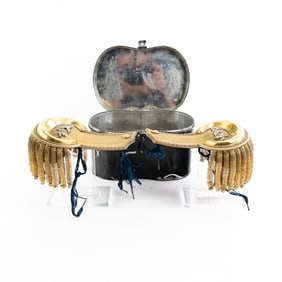 1832-1851 US Navy CPT Cased Epaulettes