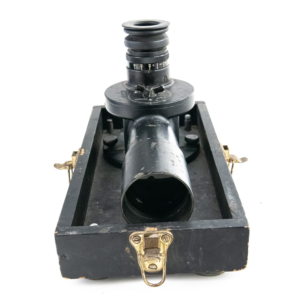 WWII Military M17 Elbow Telescope w Box - 5