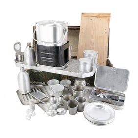 WWII Italian Officers Mess Kit Set