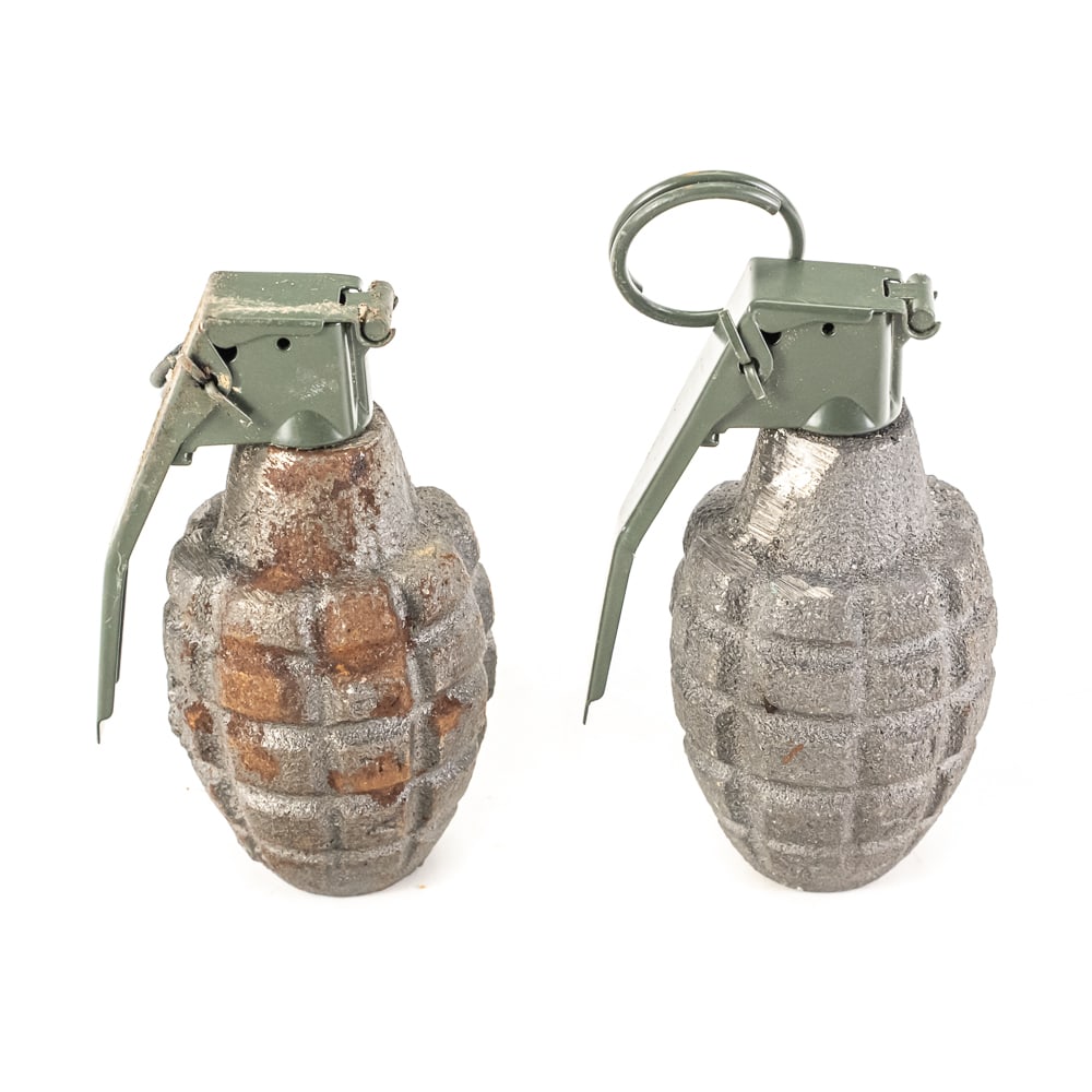 Inert Training Grenade and Lighter Lot - 5