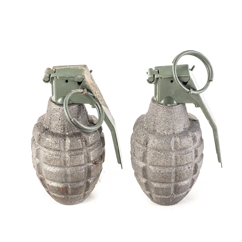 Inert Training Grenade and Lighter Lot - 6