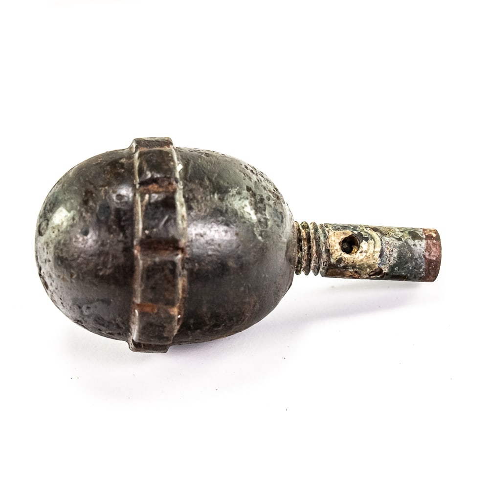 INERT WWI German "Egg" Hand Grenade - 4