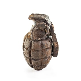 INERT WWI US MK1 Grenade, Twist Lever Fuze