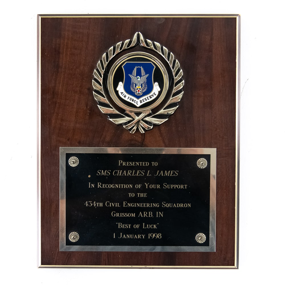 Burial Flag, USAF Display Case, Plaque, Cert, Cap - 12