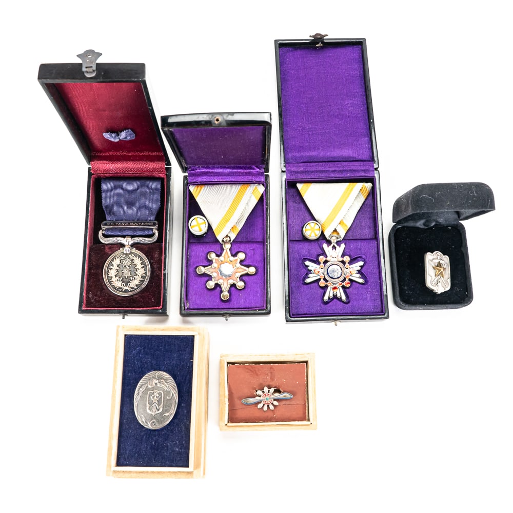 Japanese Boxed Medals Mix Lot [6] (1 of 14)