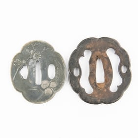 Pair of Japanese Katana Tsubas