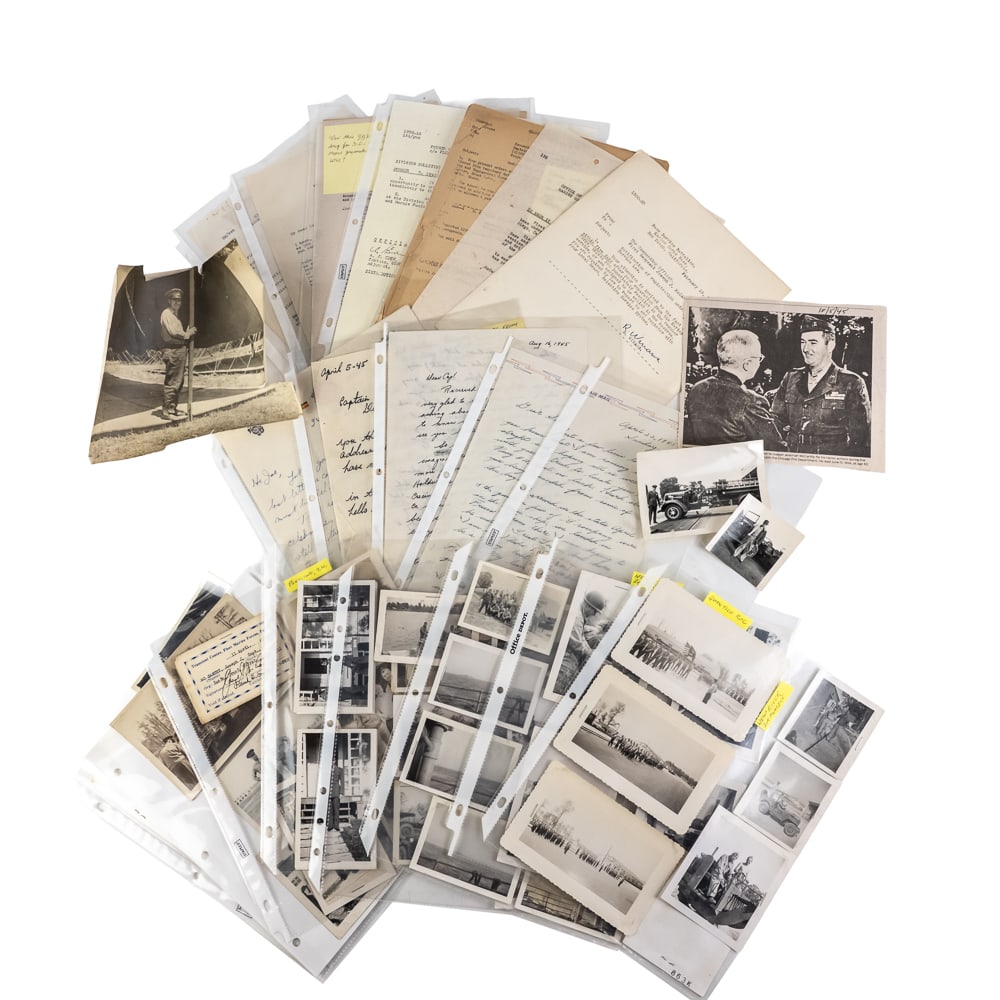 WWII USMC Capt. Joseph J. McCarthy MOH Archive: This historically significant archive documents the distinguished career of Captain Joseph Jeremiah McCarthy, a Chicago native and legendary U.S. Marine who received the Medal of Honor for his