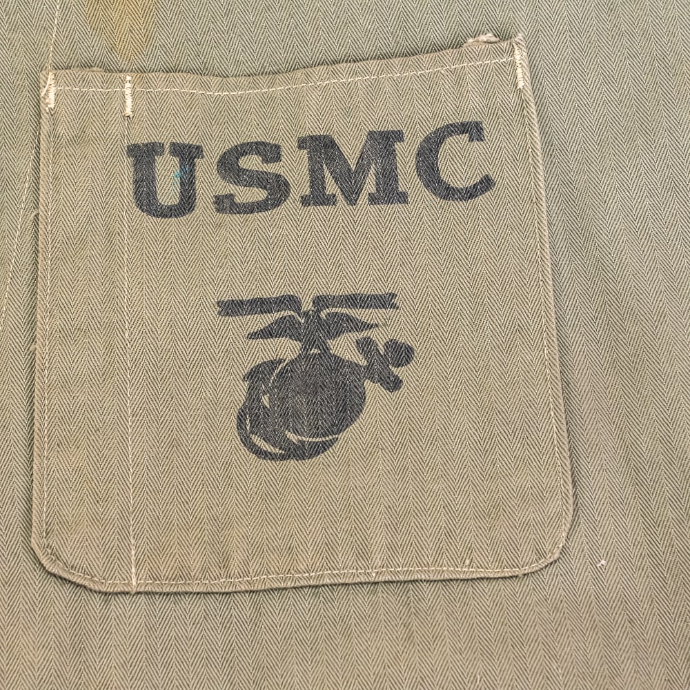WWII USMC P41 HBT Field Utility Jacket - 2