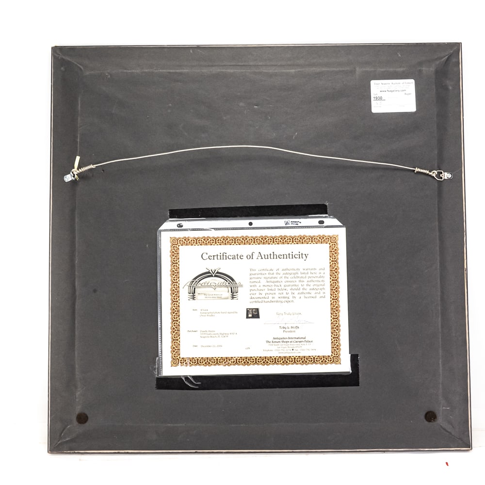 General Omar N. Bradley Autograph Display - 7