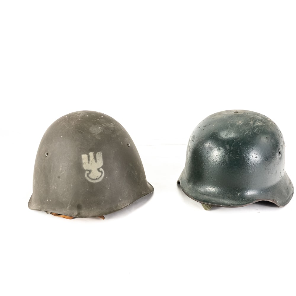 Cold War Polish M50 and West German LS Helmets (1 of 12)