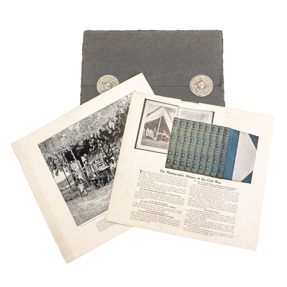 Sales Literature for the Photographic of Civil War (1 of 8)