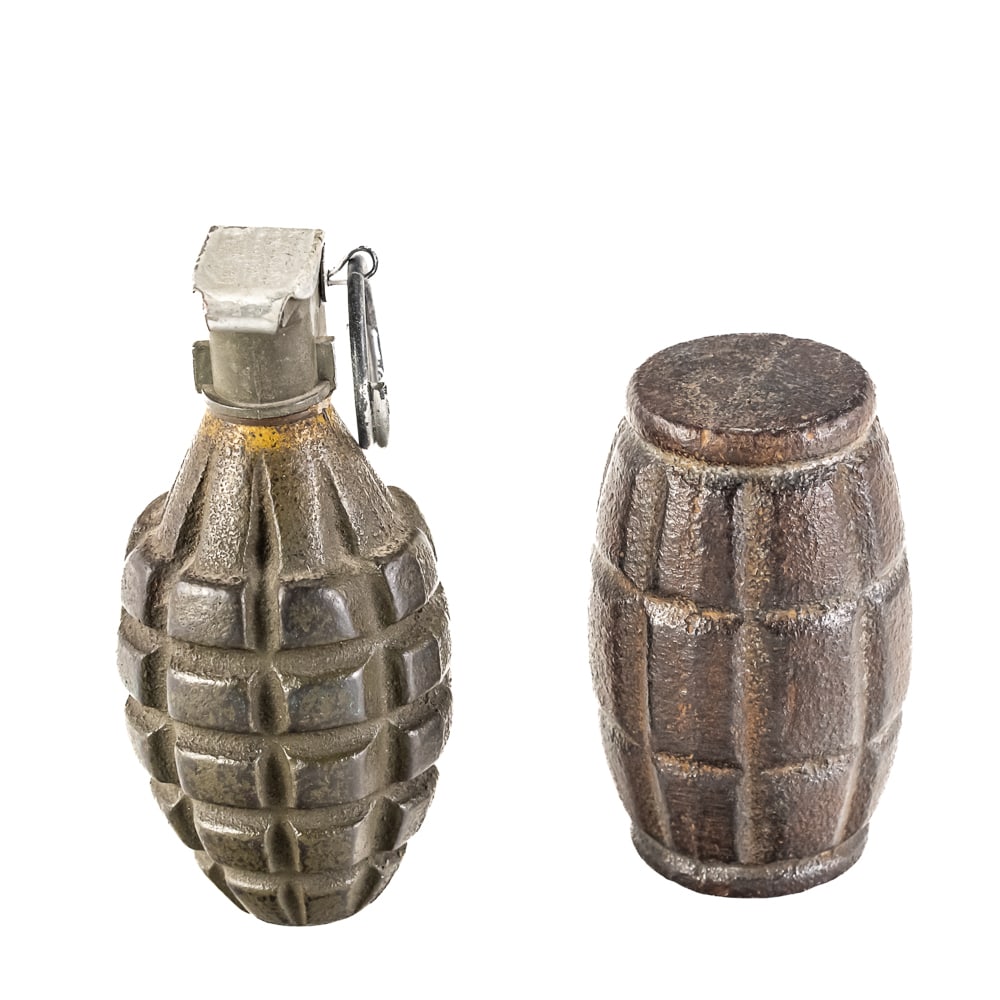 WWII Training Grenade Lot - 10