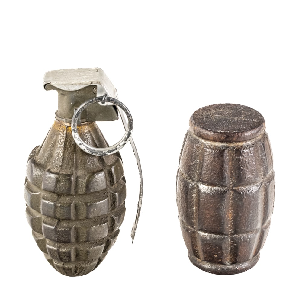 WWII Training Grenade Lot - 9
