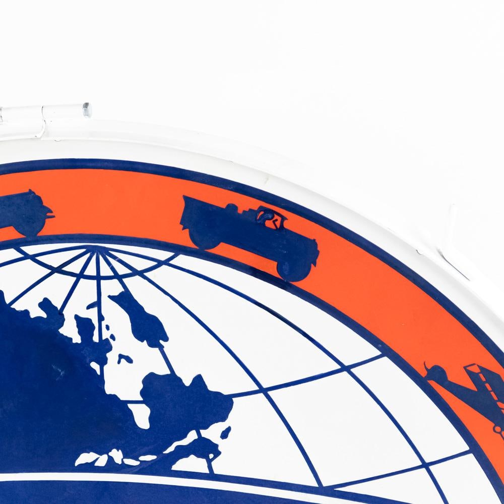 42" Globe Gasoline DSP Porcelain Advertising Sign - 5