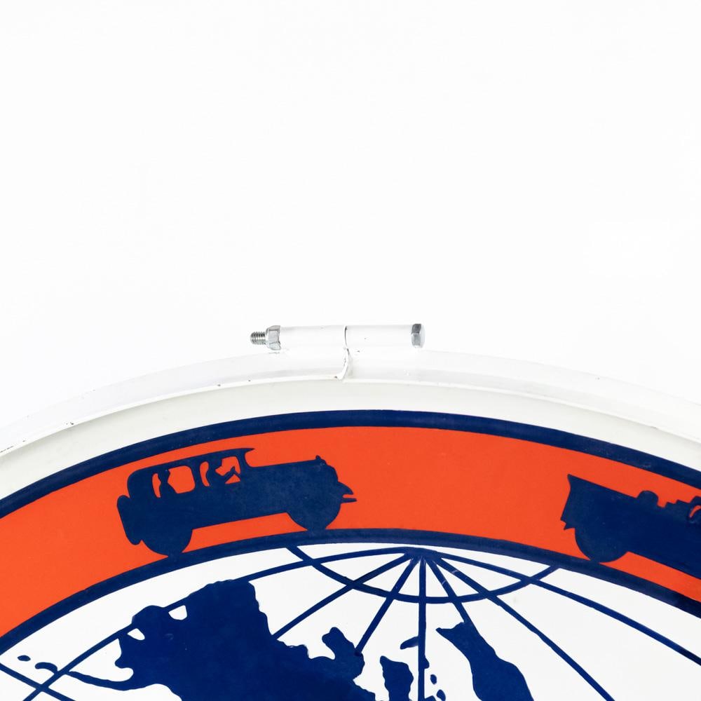 42" Globe Gasoline DSP Porcelain Advertising Sign - 6