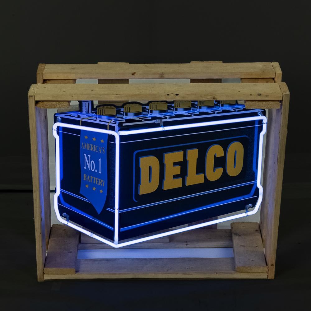 Delco Batteries Advertising Neon Sign (1 of 5)