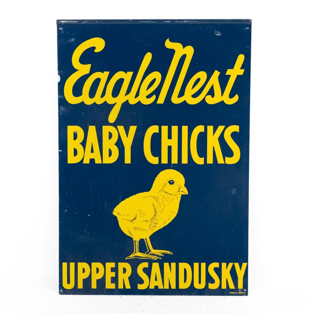 Eagles Nest Baby Chicks Upper Sandusky DST AD Sign (1 of 8)