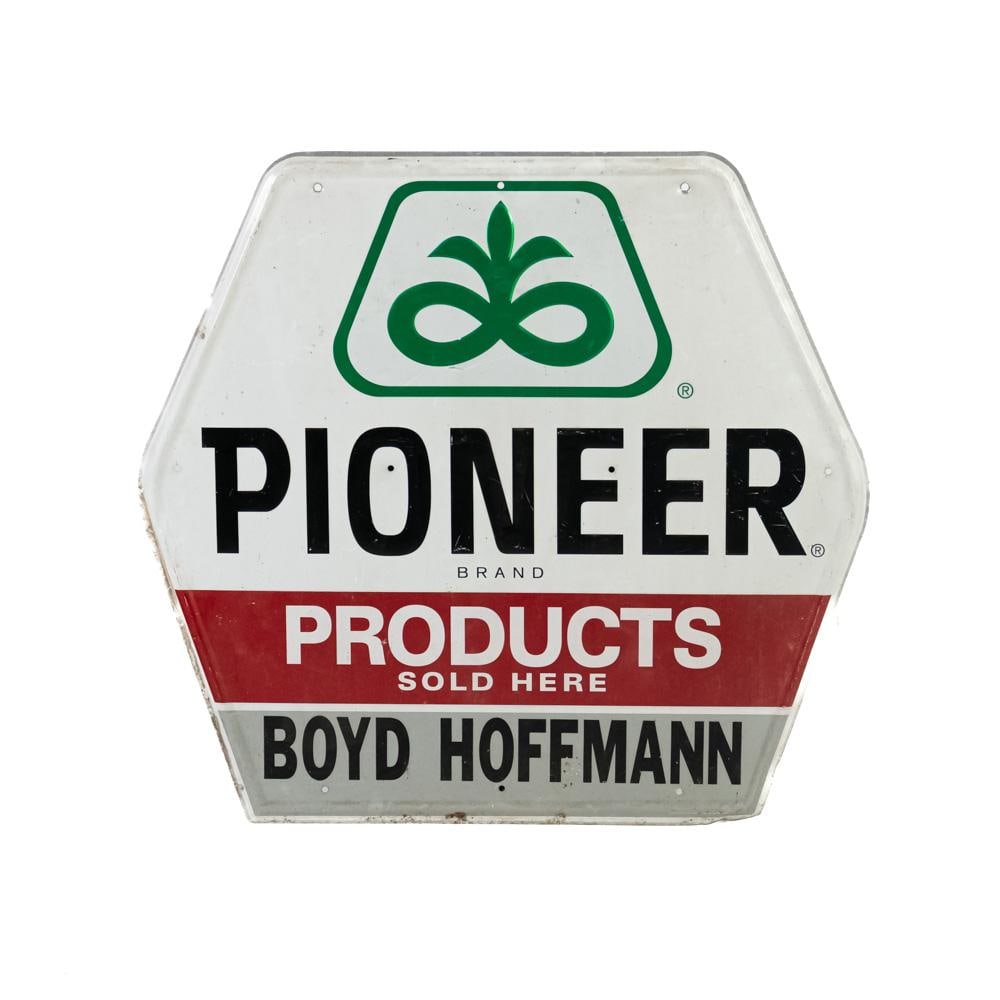 Pioneer Products Embossed SST Advertising Sign (1 of 5)