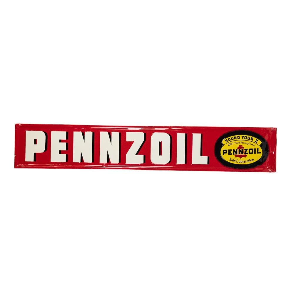 Pennzoil Sound Your Z SST Embossed Tin Sign (1 of 5)