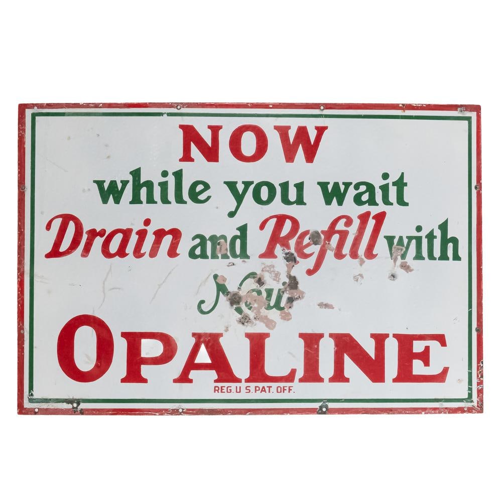 Opaline SSP Sinclair Gas Station Advertising Sign (1 of 5)