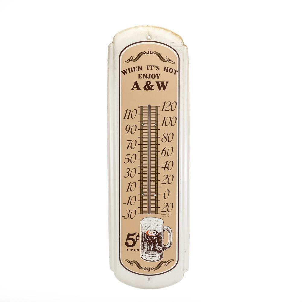 Working A&W 5c Advertising Thermometer (1 of 5)