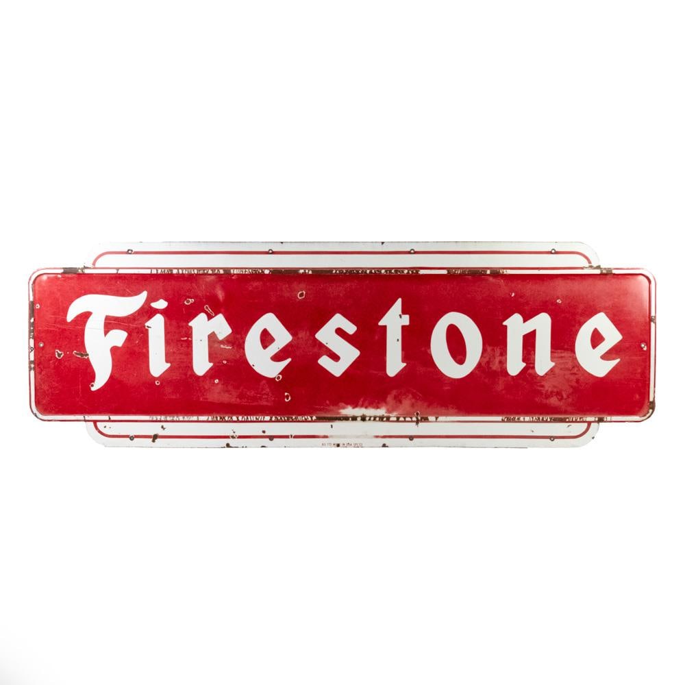 1953 108" Firestone SSP Advertising Sign (1 of 9)