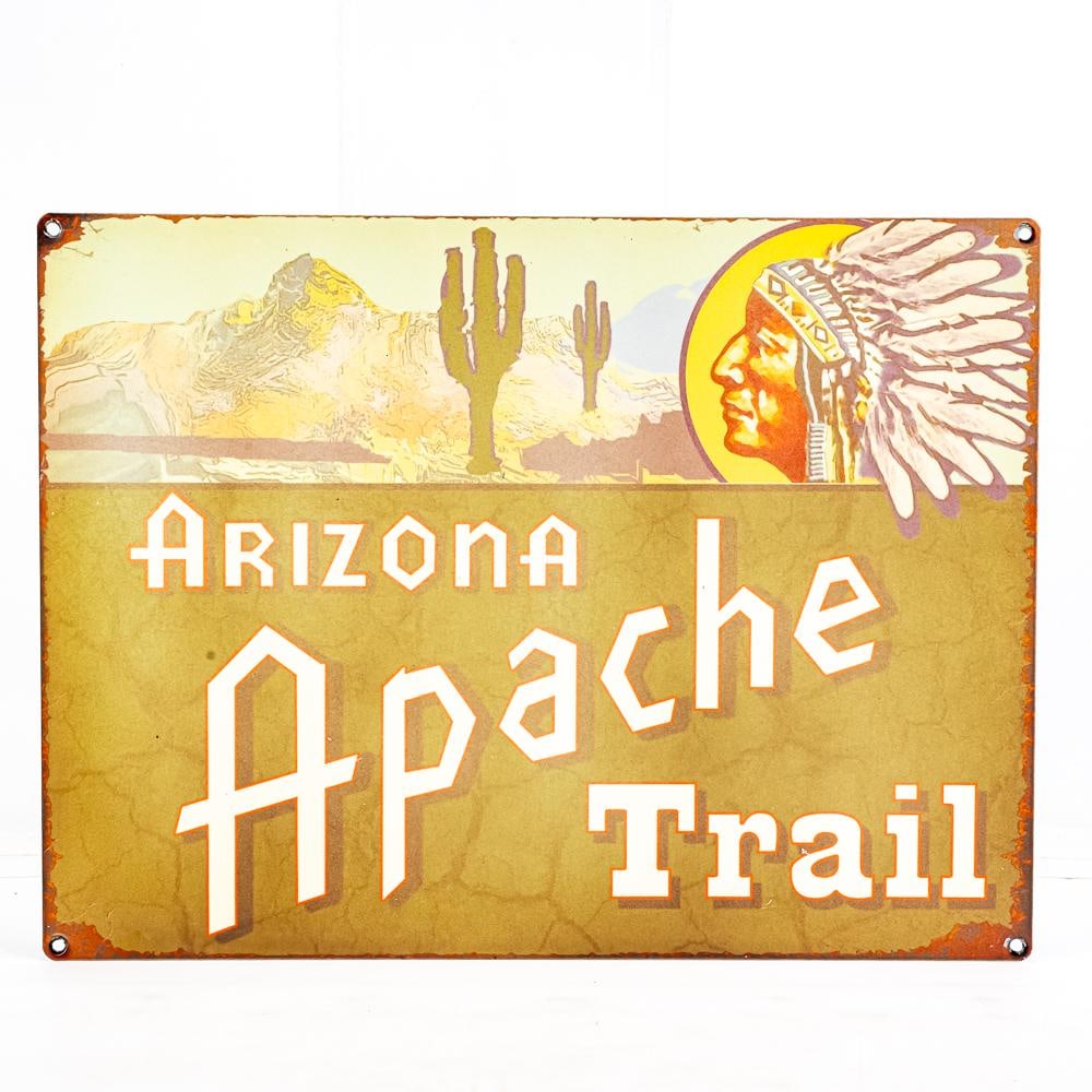 Arizona Apache Trail Single Sided Advertising Sign (1 of 5)