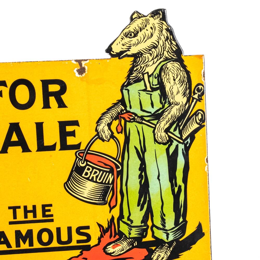 Baer Bros Paints DSP Flange Advertising Sign - 2