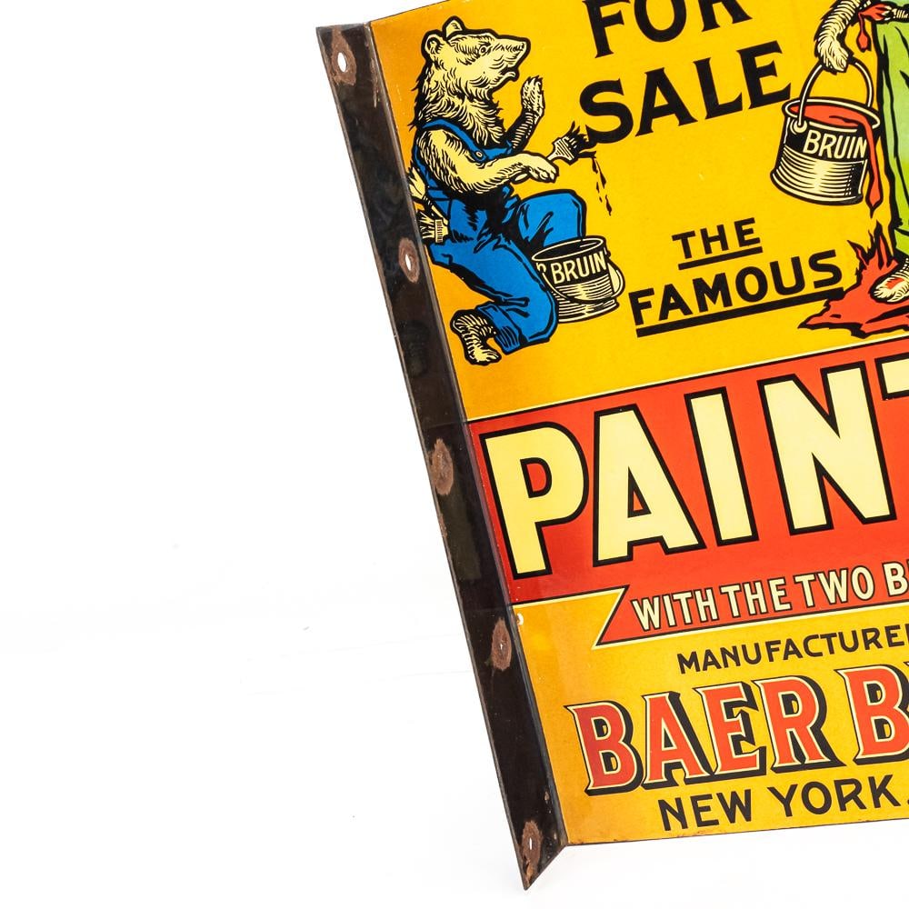 Baer Bros Paints DSP Flange Advertising Sign - 4