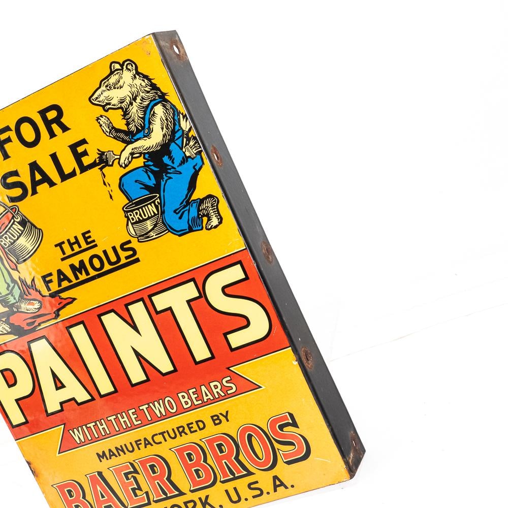 Baer Bros Paints DSP Flange Advertising Sign - 6