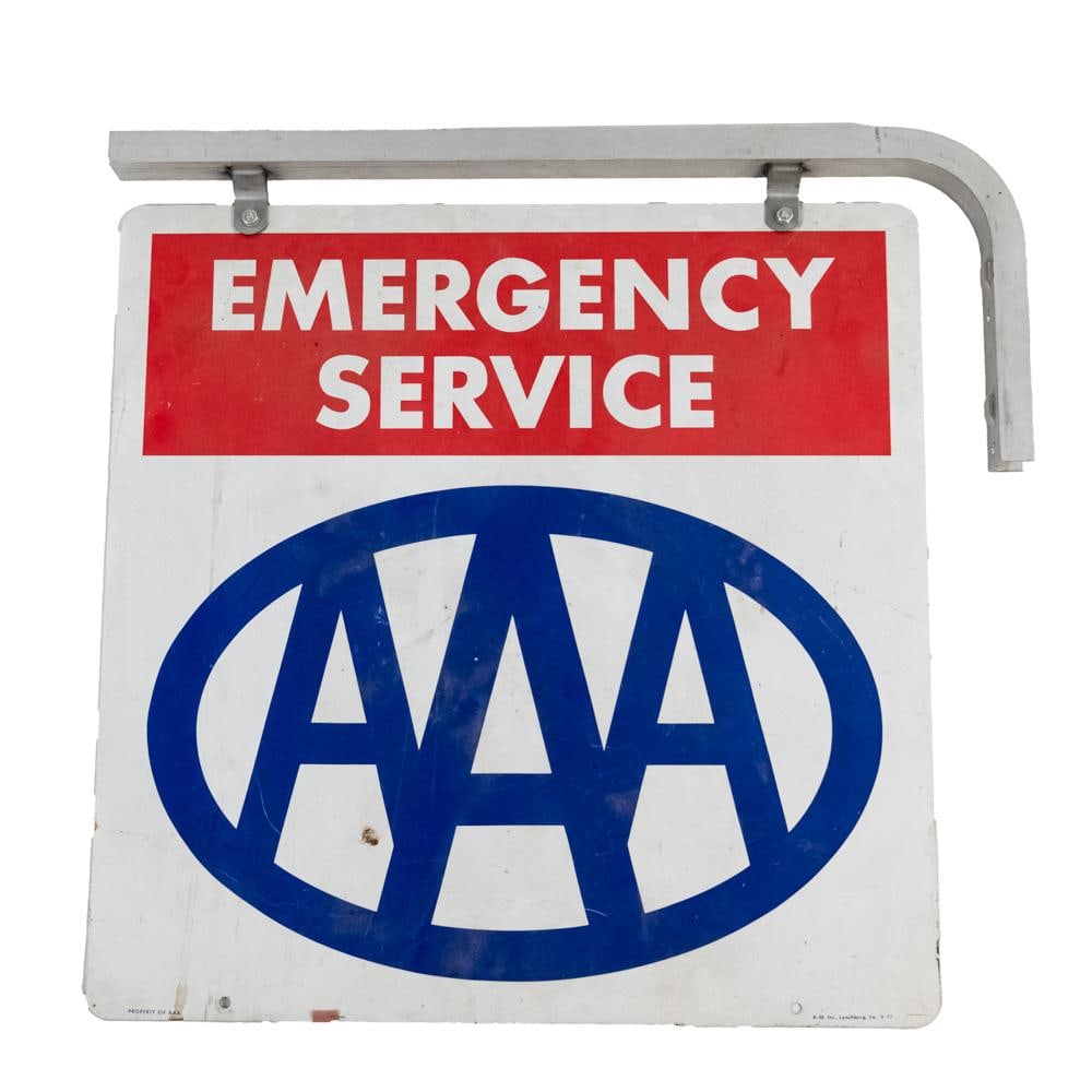 AAA Emergency Service Hanging Advertising Sign (1 of 8)