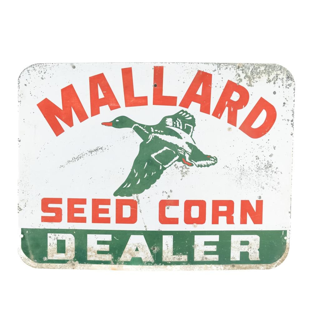 Mallard Seed Corn Dealer SST Advertising Sign (1 of 5)
