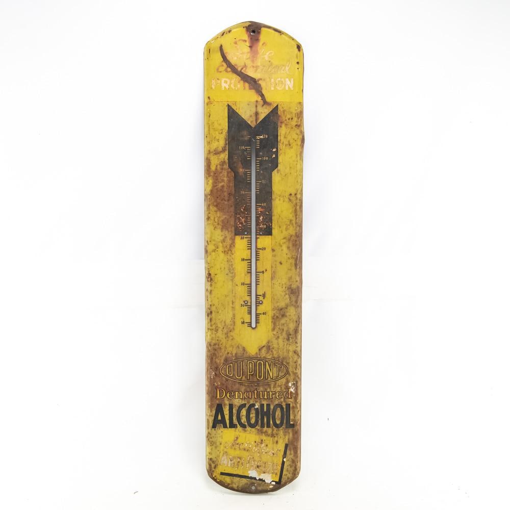 DUPONT Denatured Alcohol Advertising Thermometer (1 of 5)