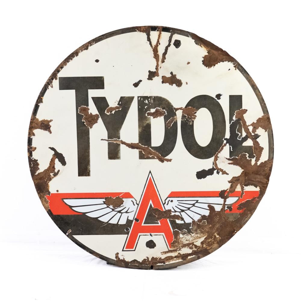 48" TYDOL Flying A GAS DSP Advertising Sign (1 of 6)
