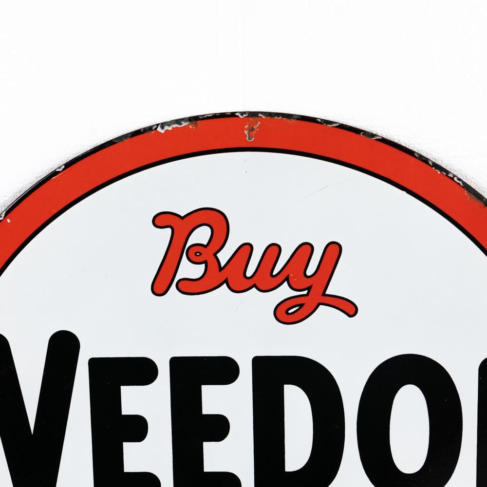 Veedol Motor Oil DSP Tombstone Advertising Sign - 2