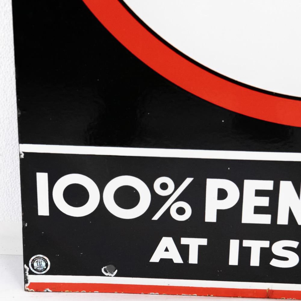 Veedol Motor Oil DSP Tombstone Advertising Sign - 4