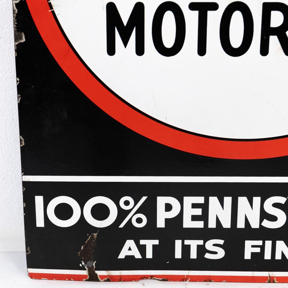 Veedol Motor Oil DSP Tombstone Advertising Sign - 7