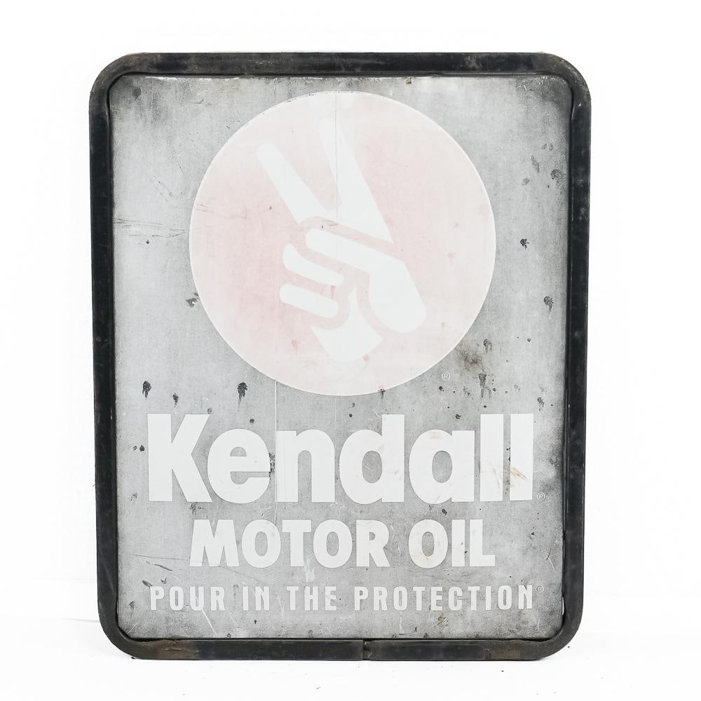 Kendall Motor Oil Double Sided Curbside Sign (1 of 6)
