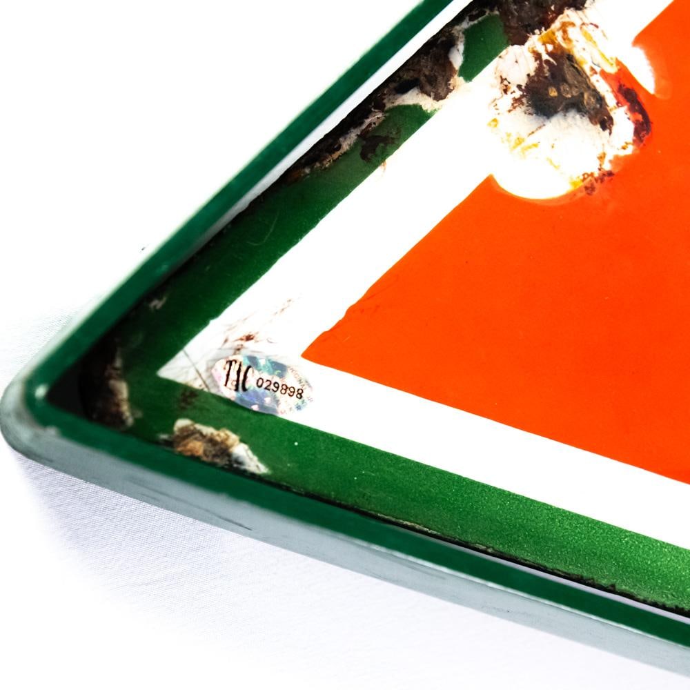 Triangular Conoco DSP Hanging Advertising Sign - 2