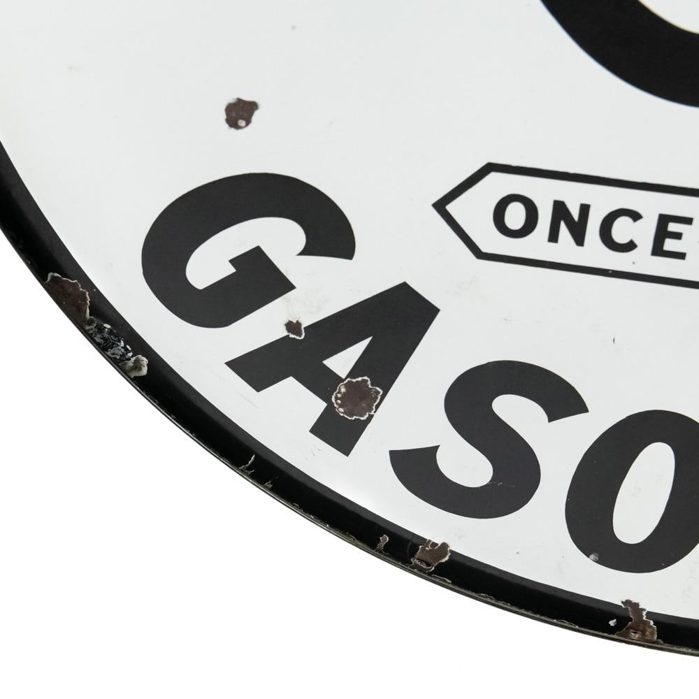 46" Cities Service Oils Gas DSP Advertising Sign - 4