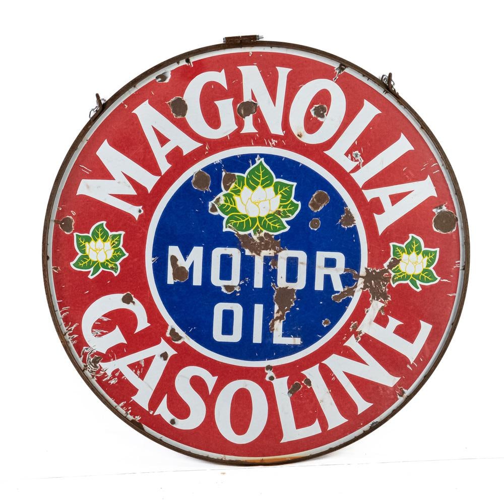 42" Magnolia Gas Motor Oil DSP Advertising Sign - 8